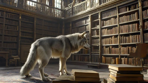 Lone Wolf Among Books