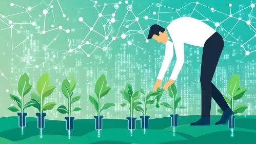 Nurturing Innovation: Plants and Tech