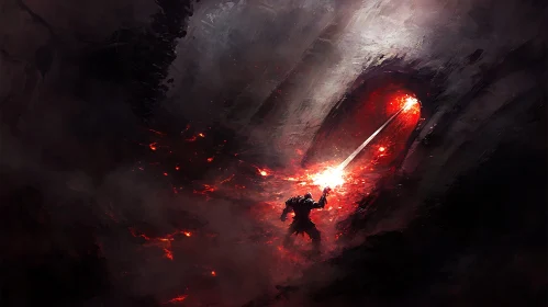 Red Light Warrior Illustration