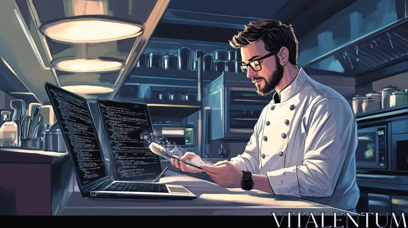 AI ART Culinary Coder: A Chef's Digital Recipe