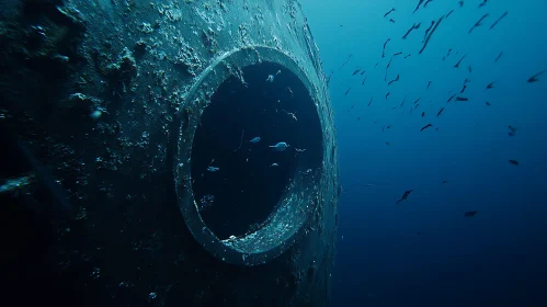 Submerged Vessel's Window to the Abyss