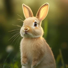 Serene Rabbit in a Meadow