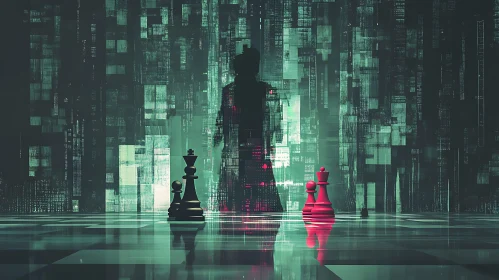 Chess Pieces in Abstract Setting