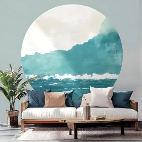 Serene Interior with Ocean View Decor