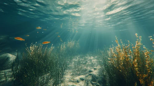 Underwater Sunlight and Aquatic Life