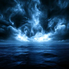 Turbulent Sea and Sky