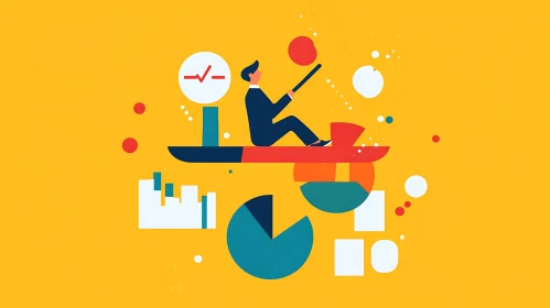 Abstract Data Analysis Illustration