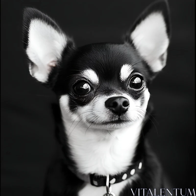 Chihuahua Close-Up Photography AI Image