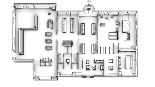 Building Interior Design Floor Plan