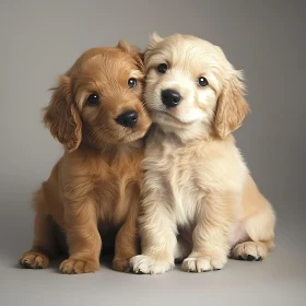 Cute Puppies Cuddling