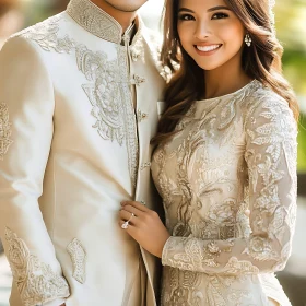 Couple's Wedding Day Portrait