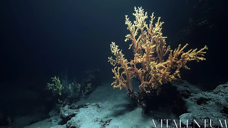 Deep Sea Coral Formations AI Image