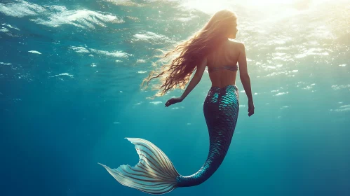 Underwater Mermaid Fantasy Art