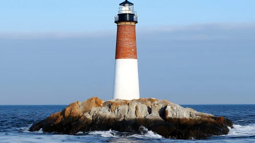 Coastal Beacon: A Lighthouse Seascape