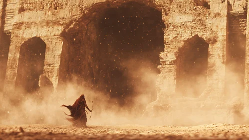 Desert Archer at the Ancient Ruins