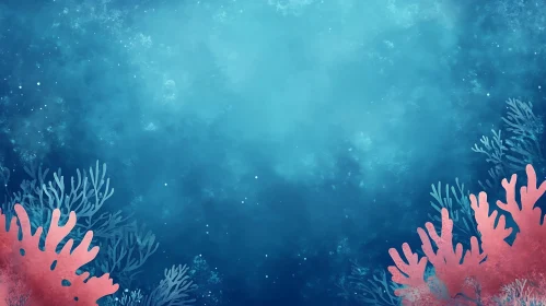Coral Reefs in Blue Depths