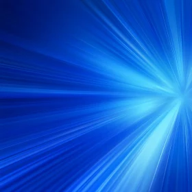 Radiant Blue Light Abstract