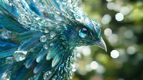 Jeweled Avian Portrait
