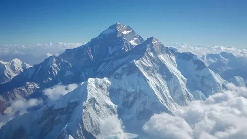 Majestic Mountains and Clouds