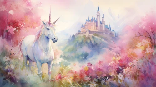 Dreamlike Unicorn by Mystical Castle