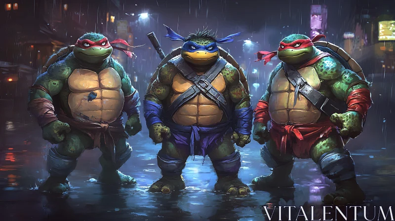 Heroes in a Half Shell AI Image