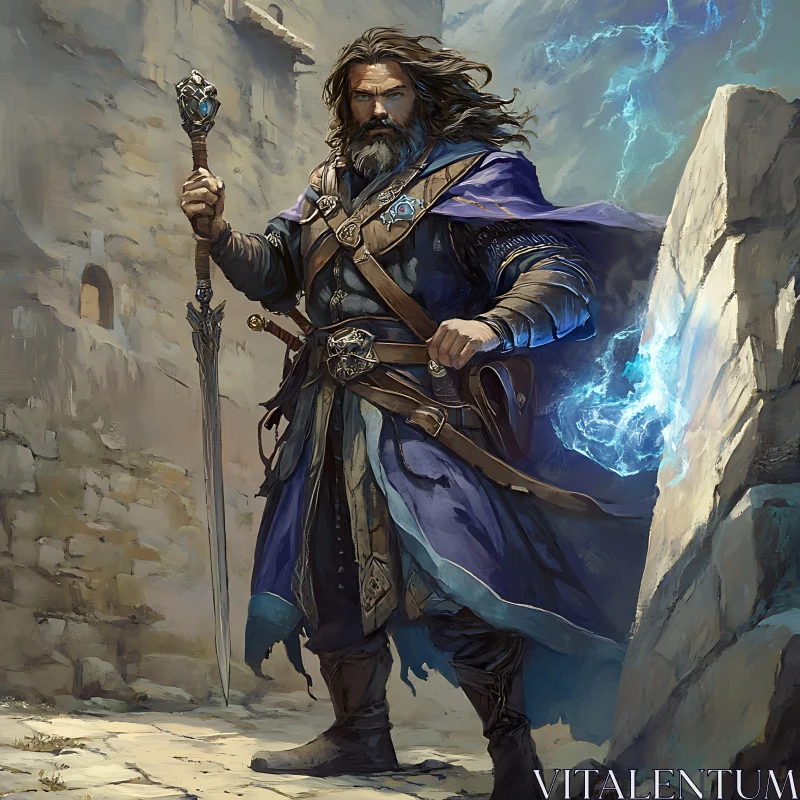 Enigmatic Wizard Portrait