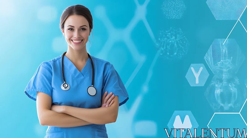 Friendly Female Doctor Smiling Portrait