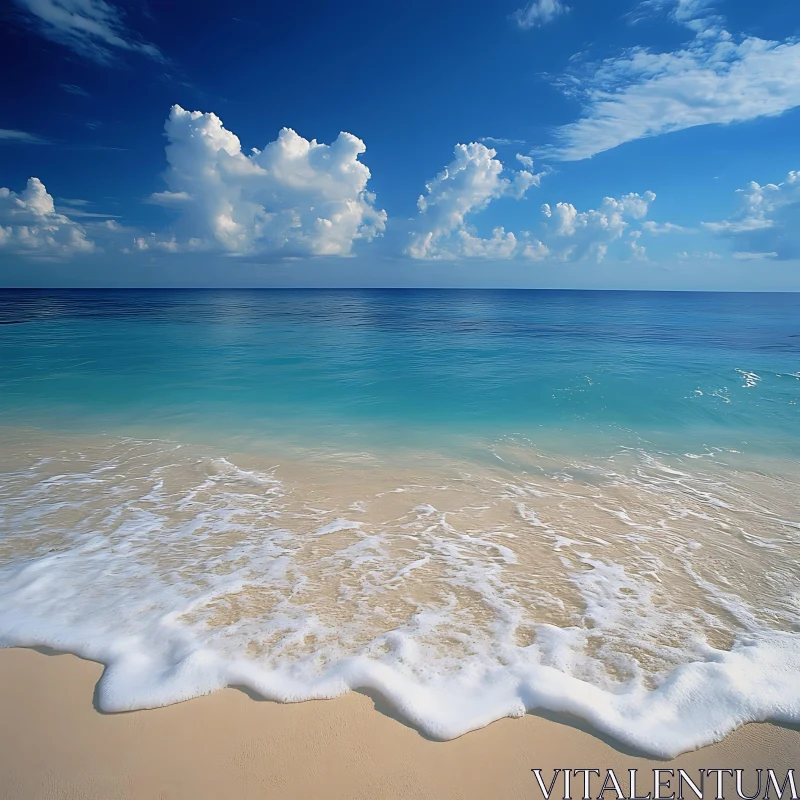Seascape with Waves and Clouds