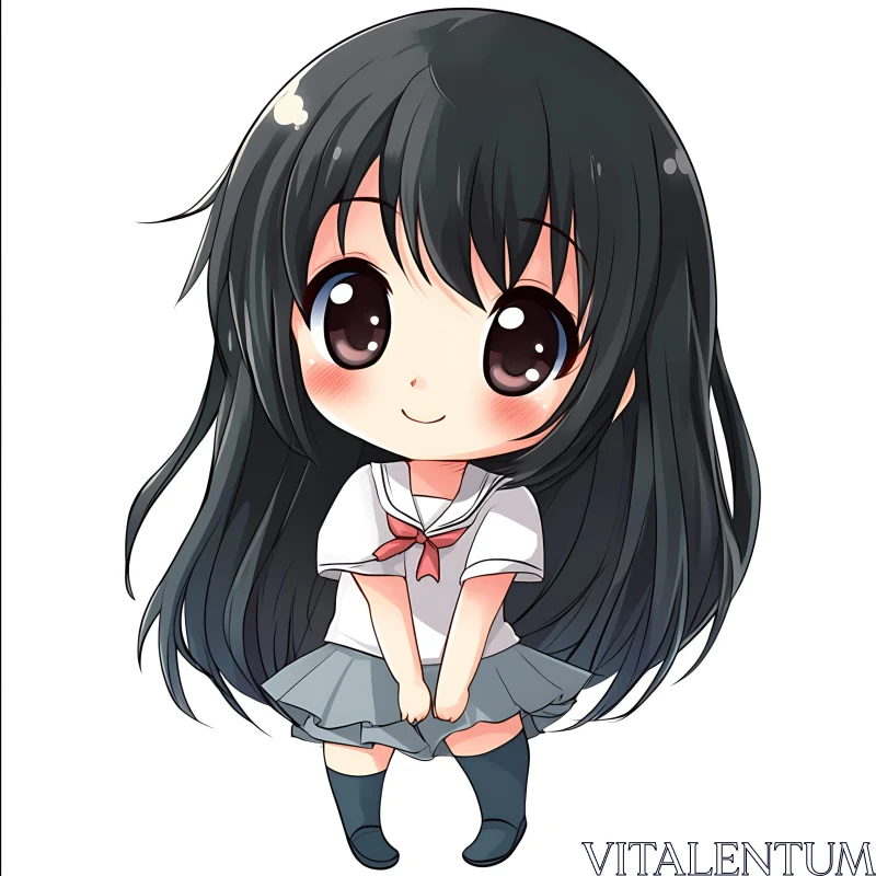 Cute Chibi Anime Character