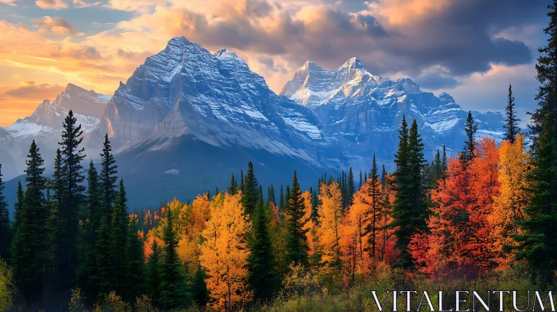 Autumnal Mountain Vista
