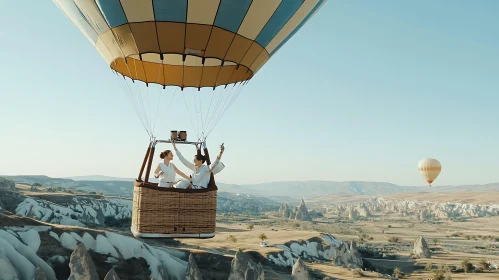 Cappadocia: Aerial View from a Balloon