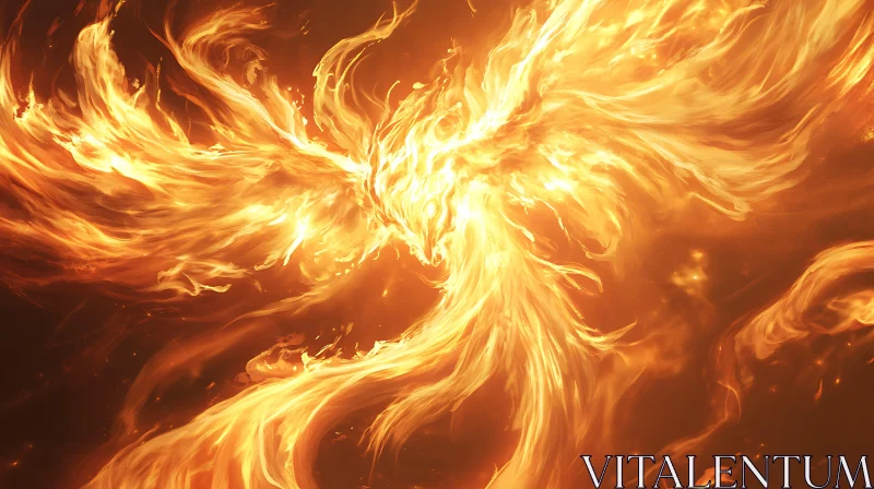 Blazing Phoenix Art: Rebirth and Flames