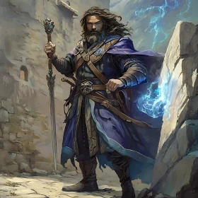 Enigmatic Wizard Portrait