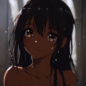 Melancholic Anime Character