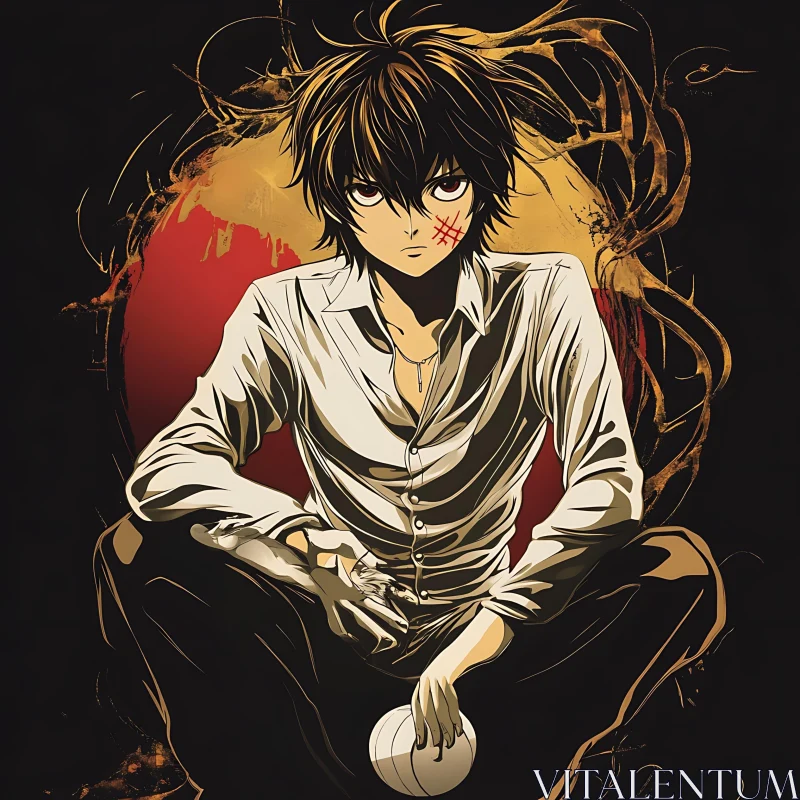 Dramatic Anime Character Artwork