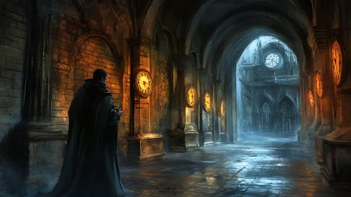 Timeless Gothic Hallway