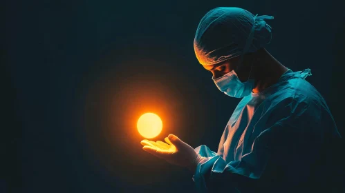 Doctor with Orb of Light