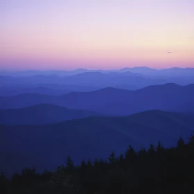 Blue Mountains at Dusk