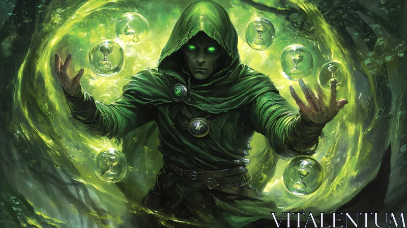 Mystic Green Energy Magic User