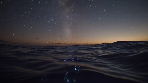 Starlit Ocean Tranquility