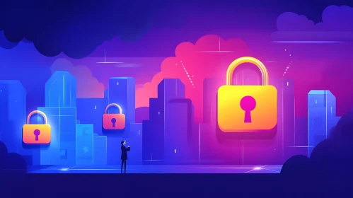 Abstract Cyber Security in a Modern City