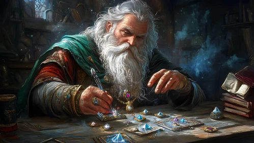 Mystical Wizardry: Crystal Examination Scene