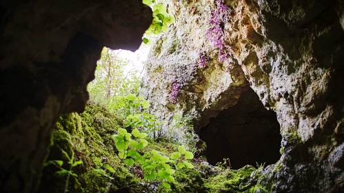 Secret Cave Hidden Beneath Leaves