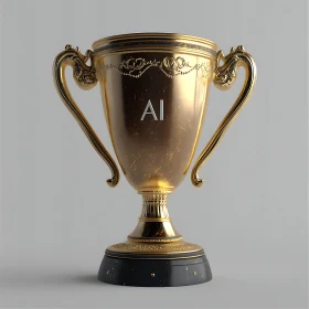 AI Achievement Award Trophy