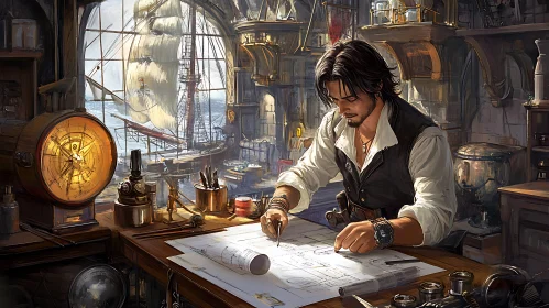 Pirate Engineer at Work