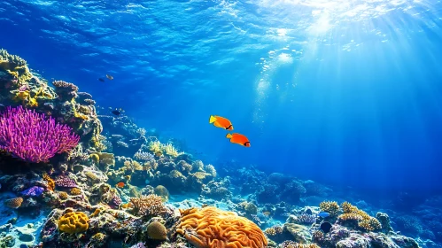 Ocean Life: Coral Reef and Fish