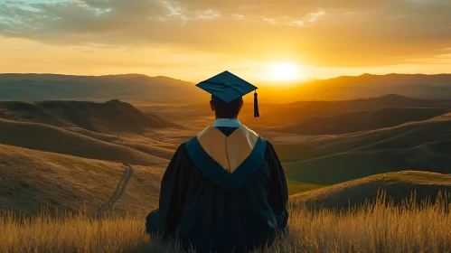 Sunset Graduation: A Moment of Reflection