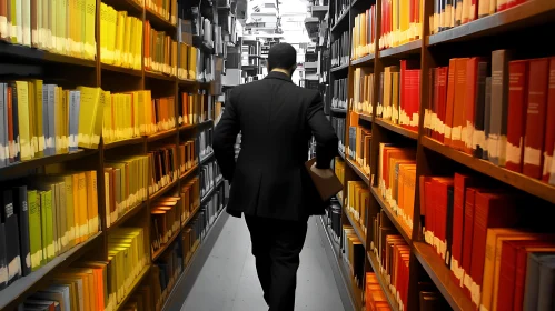 Library Aisle Walker