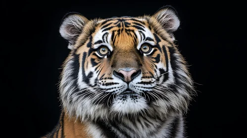 Close-Up of a Tiger's Face