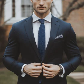 Stylish Man in Formal Attire